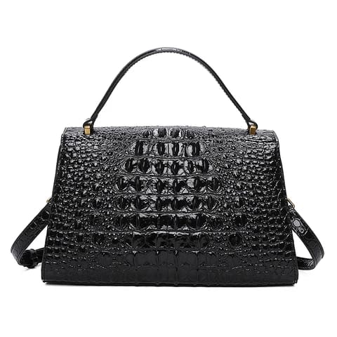 Hot Sales Modern Design Fashion Alligator Tote Bag With Cross-Body Shoulder Bag Leather Bag For Women Crocodile