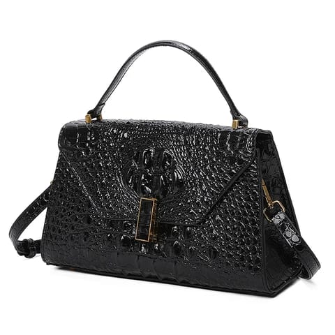 Hot Sales Modern Design Fashion Alligator Tote Bag With Cross-Body Shoulder Bag Leather Bag For Women Crocodile