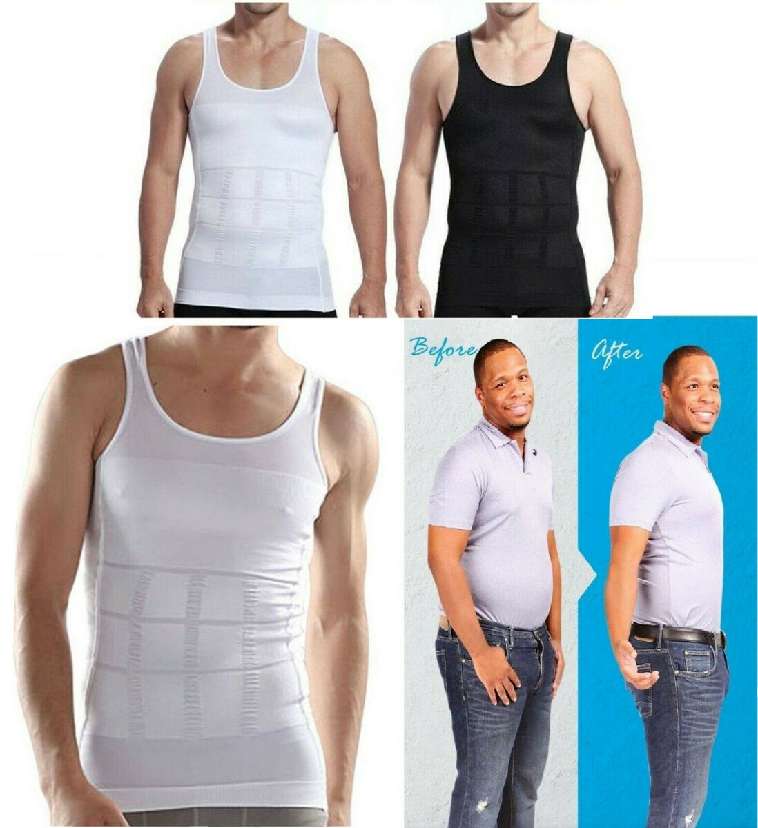 Men Slim N Lift Body Shaper Underwear Vest